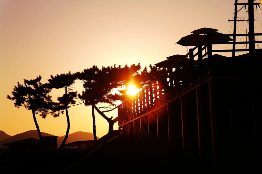 night view, solar, sunshine